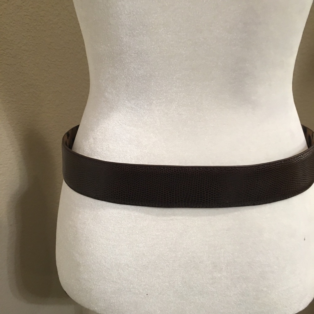Betsey Johnson Women's Brown Man Made Belt - MED - Picture 7 of 10